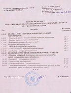 Перечень видов работ