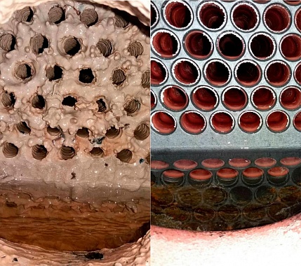 Chemical flushing of heat exchangers
